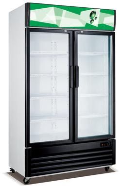 2 Doors Static Cooling Vertical Showcase