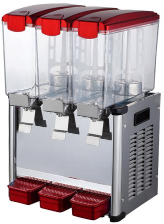 30L Triple Heads Combination Type Cold Drink Dispenser With Lights