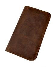 Bifold Passport Holder Wallet, Color : Brown