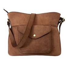 Buffalo Leather Women Tote Bag, Color : Brown