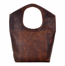 Horse Hunter Grain Leather Shoulder Bag