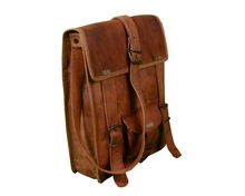  Leather Brown Backpack Bag