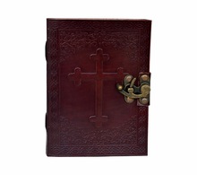 Leather Embossed Celtic Cross Journal, for Gift, Style : Hardcover