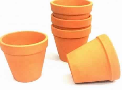 small terracotta pot