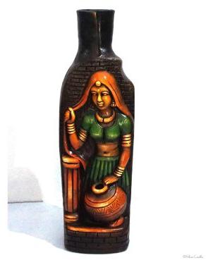 Small Vase Lady with Matka