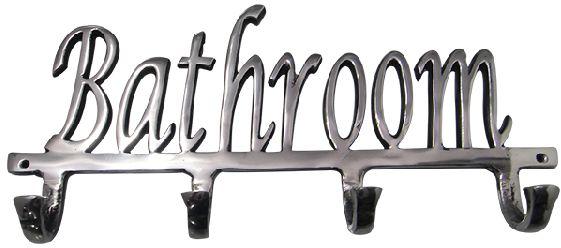 Iron Bathroom Hanging Hook, for Home Decoration, Color : Antique Finish