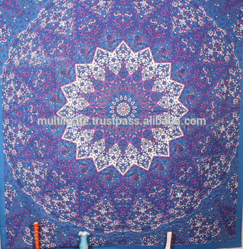 Hippie Mandala Wall Tapestry