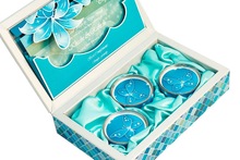 BLUE LILIES BOX, Feature : Handmade