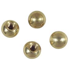 Brass Caps, Shape : Round