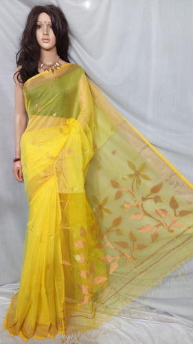 Resham Linen Saree