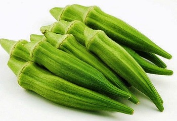 Organic Fresh Okra, for Cooking