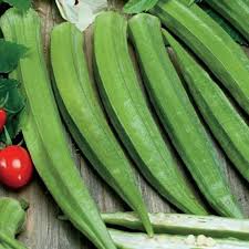 Organic Okra, for Cooking, Color : Green