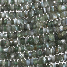 Alexandrite Stone Rondelle Faceted Beads, Color : Picture