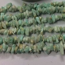 Amazonite Rough Uncut Chips Beads, Color : Picture