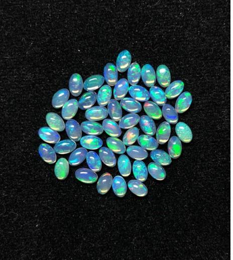 Natural Ethiopian Welo Opal Smooth Oval Cabochon