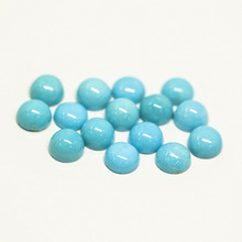 Turquoise Round Smooth Cabochon, Feature : Handmade in India