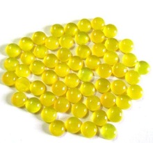 Yellow Chalcedony Round Smooth Cabochon, Feature : Handmade in India