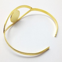 Gold Tone Cuff Bracelet Jewelry, Gender : Women's