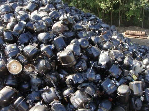 USED FRIDGE COMPRESSOR SCRAPS, Power Source : AC Power