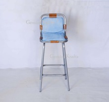 Fabric Seat Bar Stool Chair
