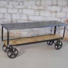 Industrial Console Table