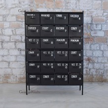 Gemini Krafts Iron Chest Drawer Cabinet, for Home Furniture