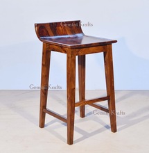 Gemini Krafts Wooden Bar Stool Chair