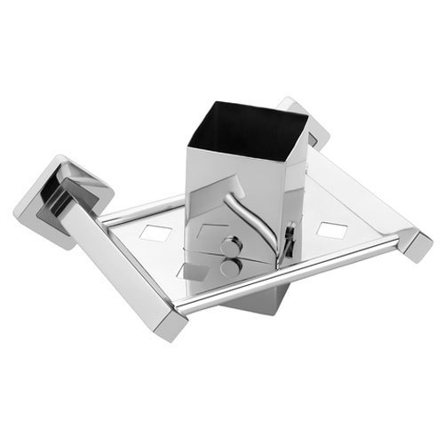 Stainless Steel Square Toothbrush Holder