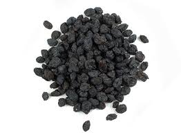 Round Black Raisins