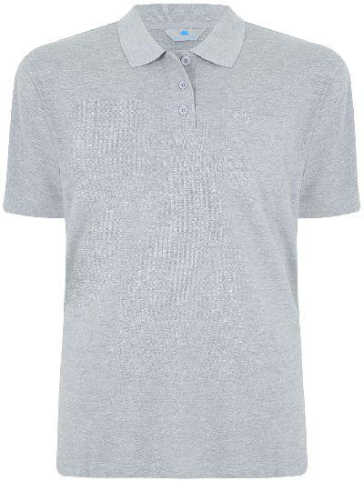Men Grey Polo T-shirt