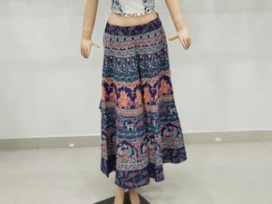 Hippie Gypsy Mandala Cotton Long Skirt Rapron