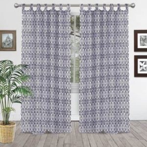 Indian Hand Block Printed Cotton Shower Curtain