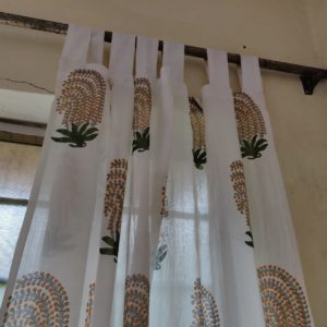 Mugal Print Pure Cotton Curtain