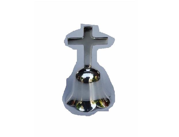 Silver plated brass bell