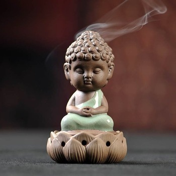 Ceramic Buddha Incense Burner, Feature : Easy To Clean, Light Weight