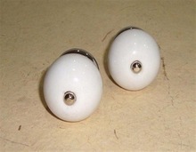 White Colored Ceramic Knobs