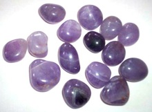 Amethyst Tumble Stones, Color : Mixed
