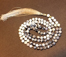 Dendritic Opal Mala Beads
