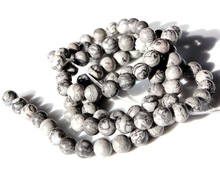 Rudra Gems Grey Jasper Loose Beads