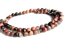 Rhodonite Gemstone Strands Beads