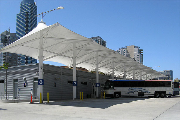 Bus Stands Tensile Structure