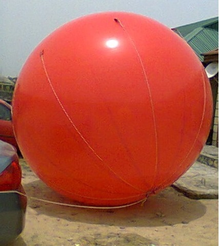 Plain Rubber Dangler Balloons, Shape : Round