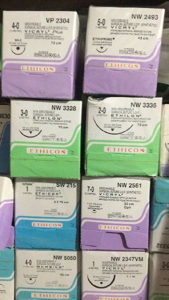 Ethicon Non Absorbable Sugical Suture, for Surgical