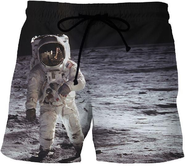 Men's Short Pants Trunks 3D Print New Shorts Beachwear Animals Print Breathable