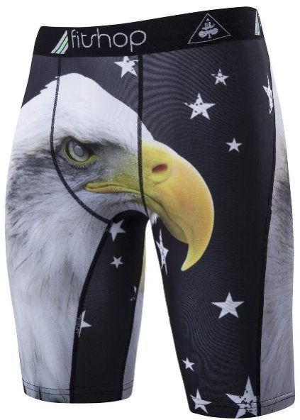 New Summer Men's Casual Short Pants Quick-dry Eagle Print Shorts Slacks Boxers