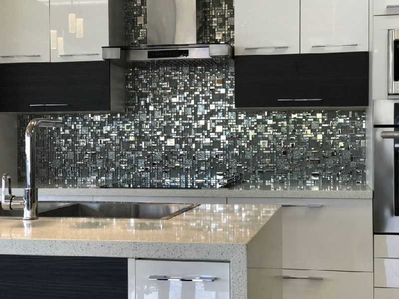 Glass Marble Steel Mosaics