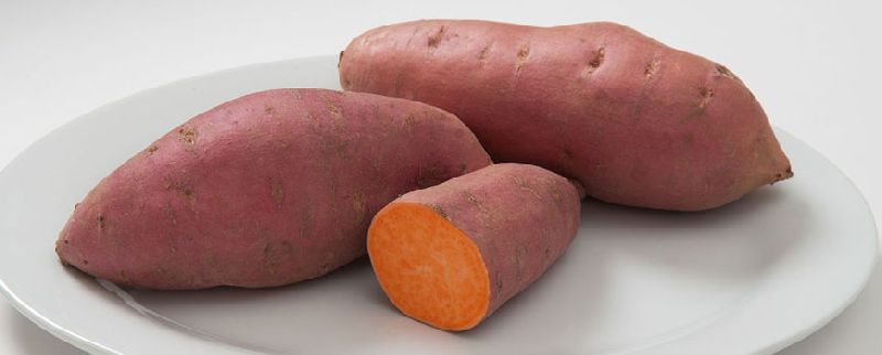 Sweet potato, for Cooking, Snacks, Packaging Type : Net Bag, Plastic Bag