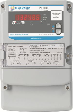 3 phase Postpaid energy meter CT operated with Inbuilt GPRS