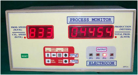 Grey 230v Ac Electric Doff Length Counter Meter, For Industrial Plants, Display Type : Digital