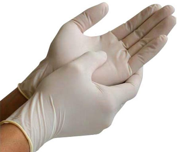 BLUE SHIELD LATEX SURGICAL GLOVES